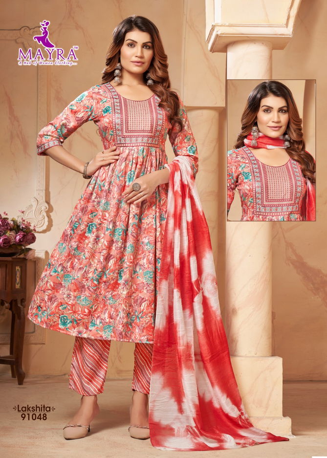 Lakshita By Mayra Naira Cut Capsule Printed Kurti With Bottom Dupatta Wholesale Shop In Surat
